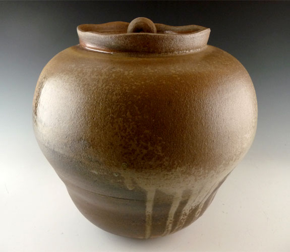 John Benn - Wood Fired Lidded Jar